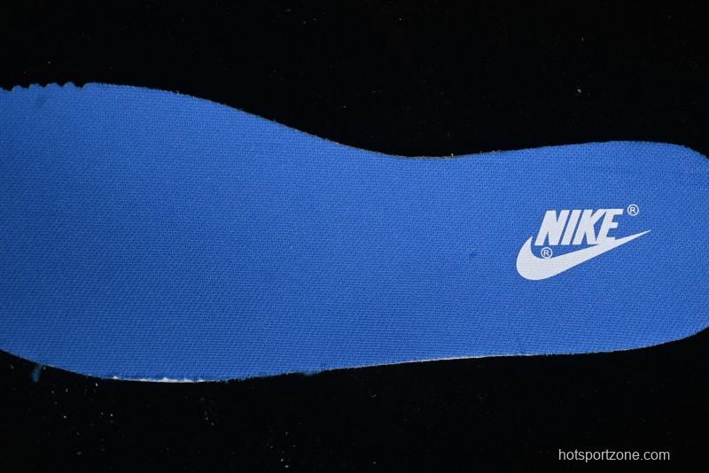 Nike SB Dunk Low Supreme Collaboration - Woven Blue Swoosh Anniversary Custom Low-Top Casual Skate Shoes - KK1888-015