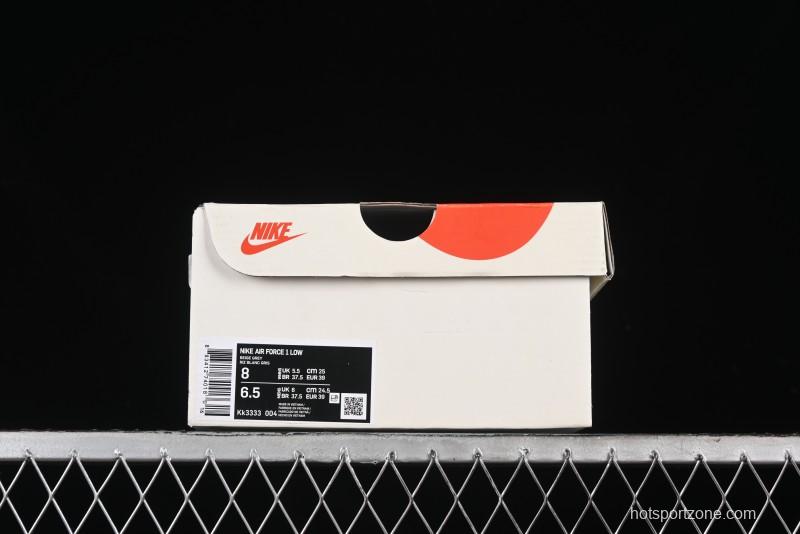 Nike Air Force 1 '07 Low The North Face Collaboration - Silver Grey Pigskin Sneakers - KK3333-004