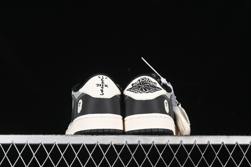 Nike Travis Scott x Fragment Design x Air Jordan 1 Low OG SP AJ1 Bape Collaboration - BB6511-626