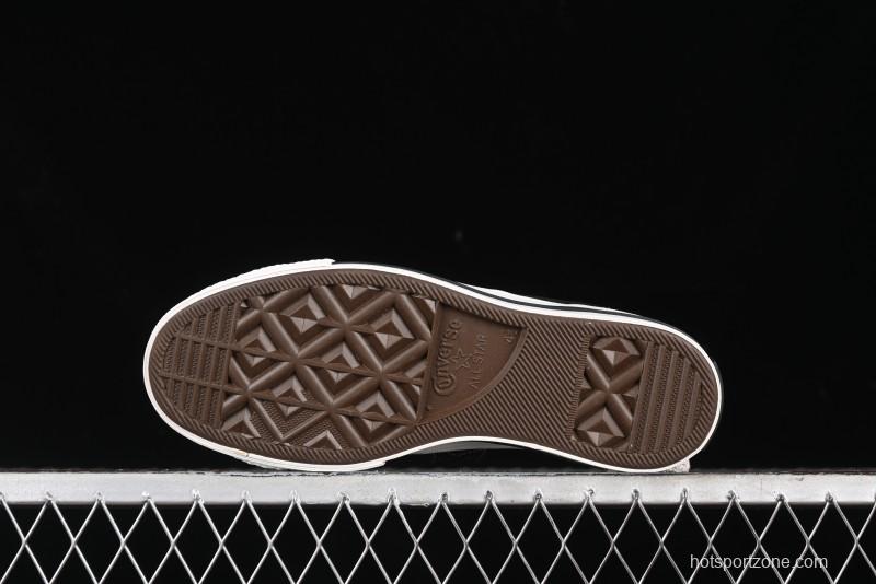 Converse One Star J Vtg Suede Low-Top Casual Sneakers in Retro Black and White - M.C3