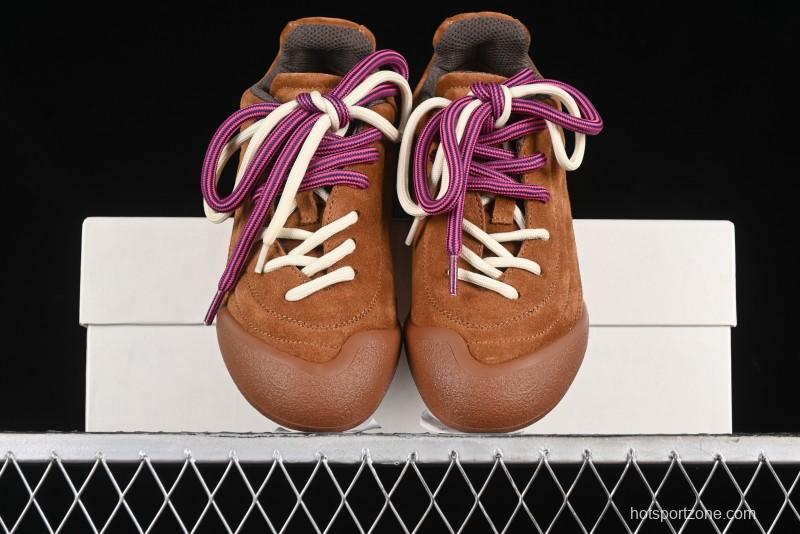 Alexander McQueen Flexion Retro Sneakers in Brown/Suede with Anatomical Design - 2024s