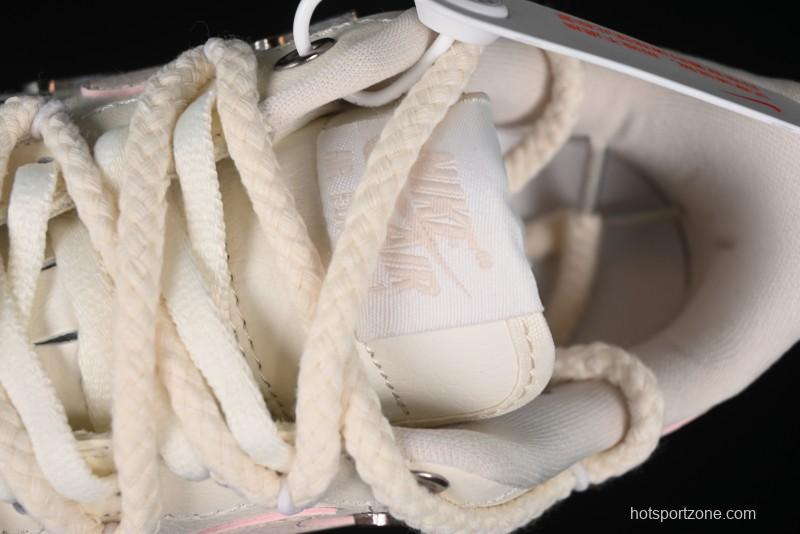 Nike Air Force 1 '07 Low Pink Deconstructed Swoosh Casual Sneakers - FC8110-181