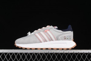 Adidas Retropy E5 Running Shoes with Popcorn Foam Technology - JR0107