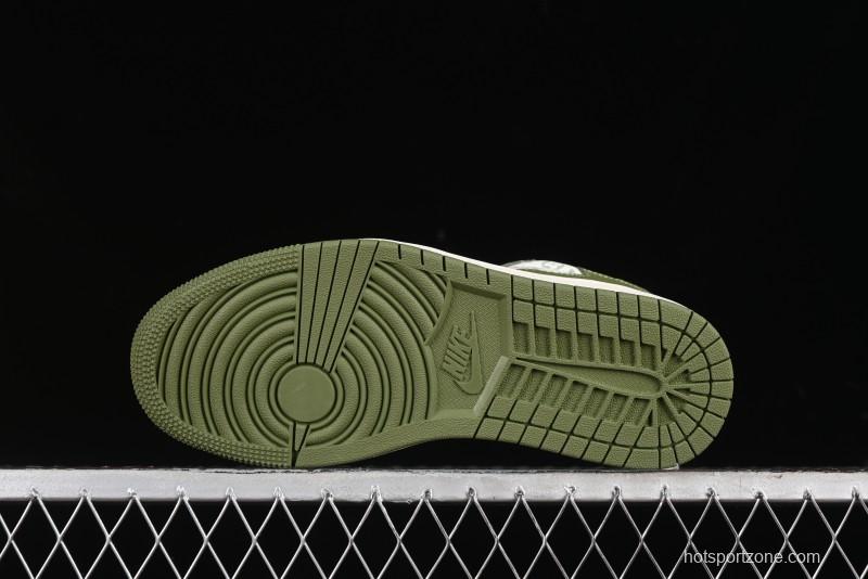 Nike Travis Scott x Fragment Design x Air Jordan 1 Low OG SP AJ1 LV Collaboration - LX1988-105