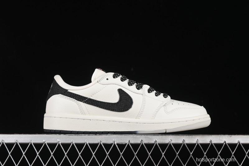 Nike Travis Scott x Fragment Design x Air Jordan 1 Low OG SP AJ1 Supreme Collaboration - JH6088-704