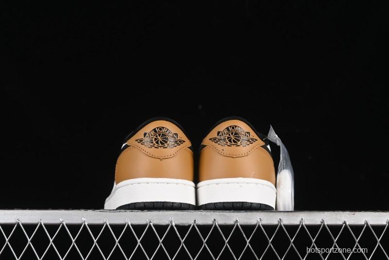 Nike Air Jordan 1 Low OG AJ1 Black Brown Low-Top Lifestyle Basketball Shoes - CZ0790-107