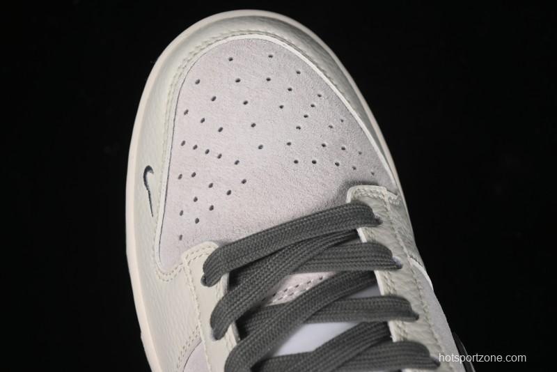 Nike SB Dunk Low Supreme Collaboration - Beige Grey Pig Anniversary High-End Custom Low-Top Casual Skate Shoes - XX2025-188