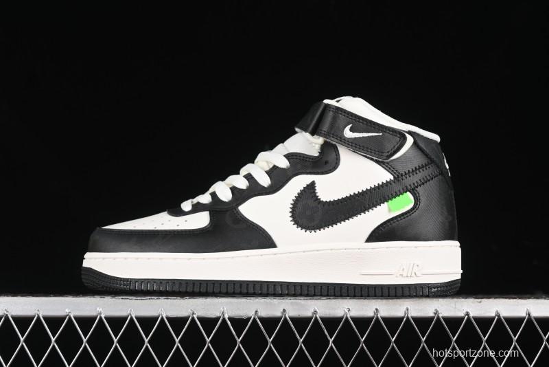 Nike Air Force 1 '07 Mid Casual Sneakers in Black - LL0222-005