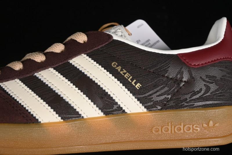 Adidas Originals Gazelle Indoor Retro Casual Slip-Resistant Wear-Resistant Low-Top Sneakers - JP5671