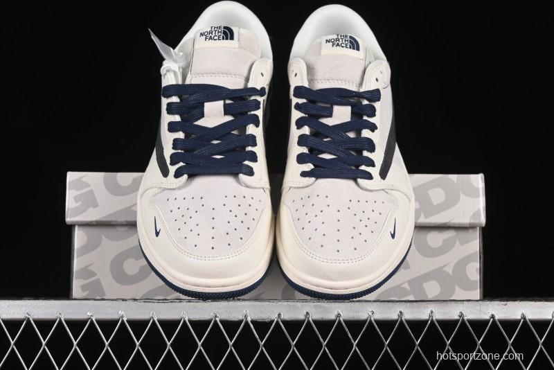 Nike Travis Scott x Fragment Design x Air Jordan 1 Low OG SP AJ1 Low Top Casual Sneakers - XY2688-110