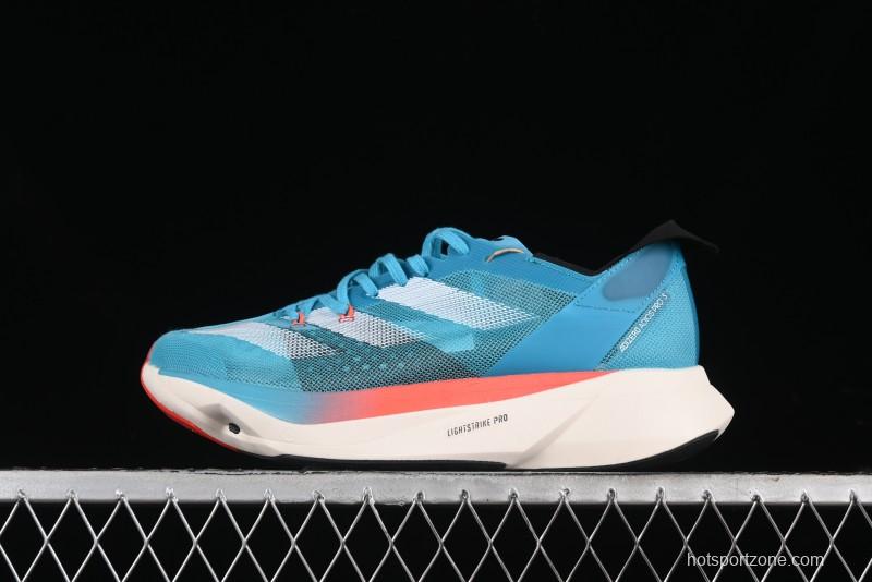 Adidas Adizero Adios Breathable Low-Top Running Shoes - ID8473