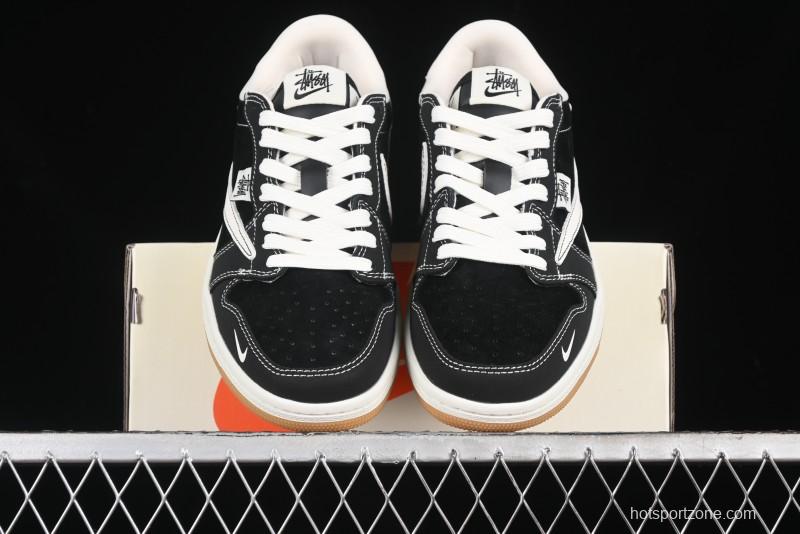 Nike Travis Scott x Fragment Design x Air Jordan 1 Low OG SP AJ1 Retro Sneakers - JH6089-004