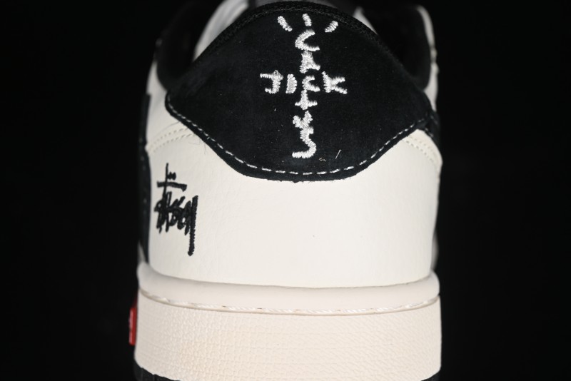 Nike Air Jordan 1 Low OG SP Travis Scott x Fragment Design Collaboration Sneakers - SJ2068-129