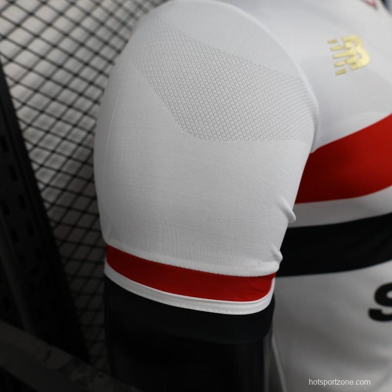 Player Version 25/26 Sao Paulo Home Jersey