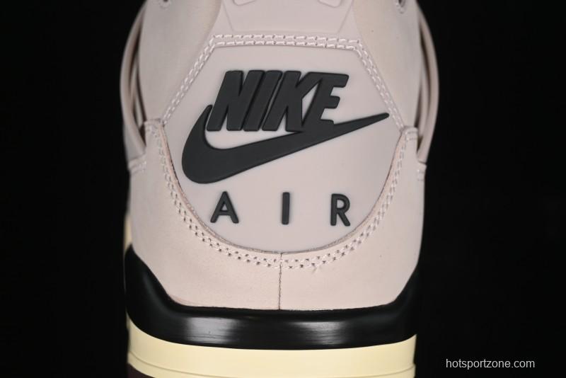 Nike A Ma Maniere x Air Jordan 4 Retro "Fossil Stone" Sneakers - FZ4810-200