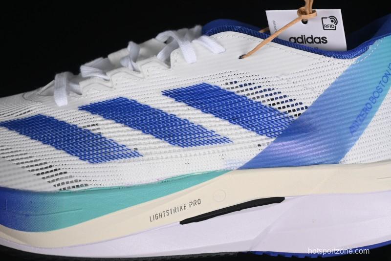 Adidas Adizero Boston 12 Junior Running Shoes with Lightstrike Pro and ENERGYROD - JR2731