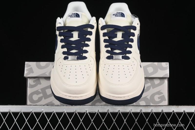 Nike Air Force 1 '07 Low The North Face Collaboration - White Blue Red Casual Sneakers - XZ6188-016