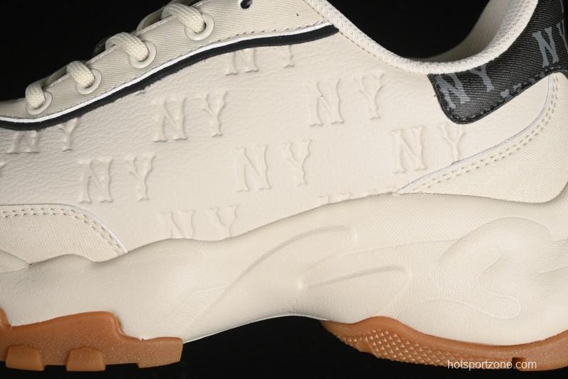 New York Yankees MLB Bigball Chunky Embo Monogram Thick Sole Sandals - 3ASHBEM4N50IVS