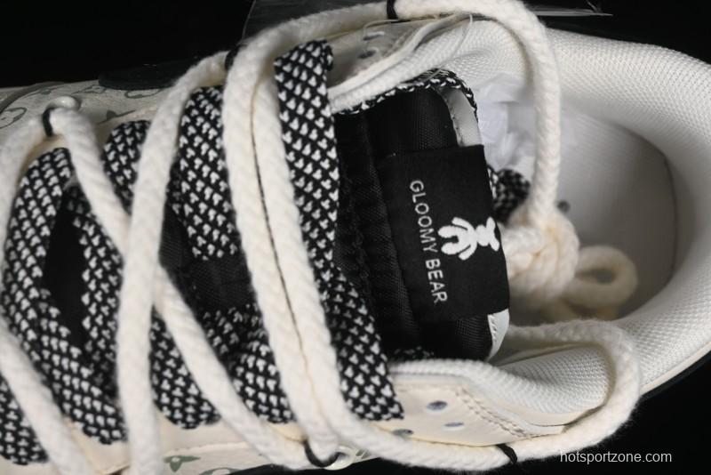 Nike SB Dunk Low Violent Bear Series - Lace-Up Beige with Black Swoosh Anniversary High-End Custom Low-Top Casual Sneakers - SJ2068-291