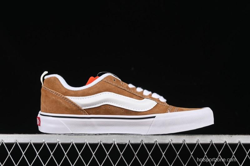 Vans Classics Knu Skool Retro Sneakers with Enlarged Toe and Thickened Trim - VN000CS0BR0