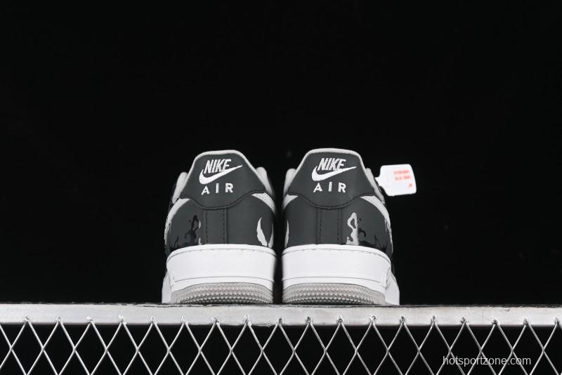 Nike Air Force 1 '07 Low "Venom Ⅱ" Marvel Series Casual Sneakers - CW6718-777