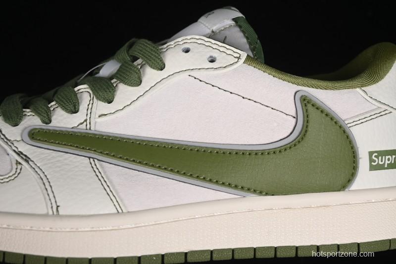 Nike Travis Scott x Fragment Design x Air Jordan 1 Low OG SP AJ1 Supreme Collaboration - XZ2268-002