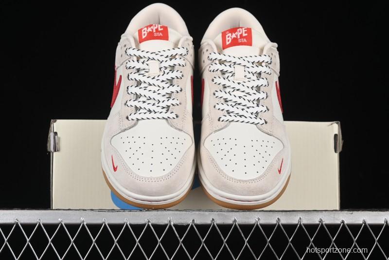 Nike SB Dunk Low BAPE Collaboration Anniversary Edition Custom Low-Top Casual Sneakers - CH6336-228