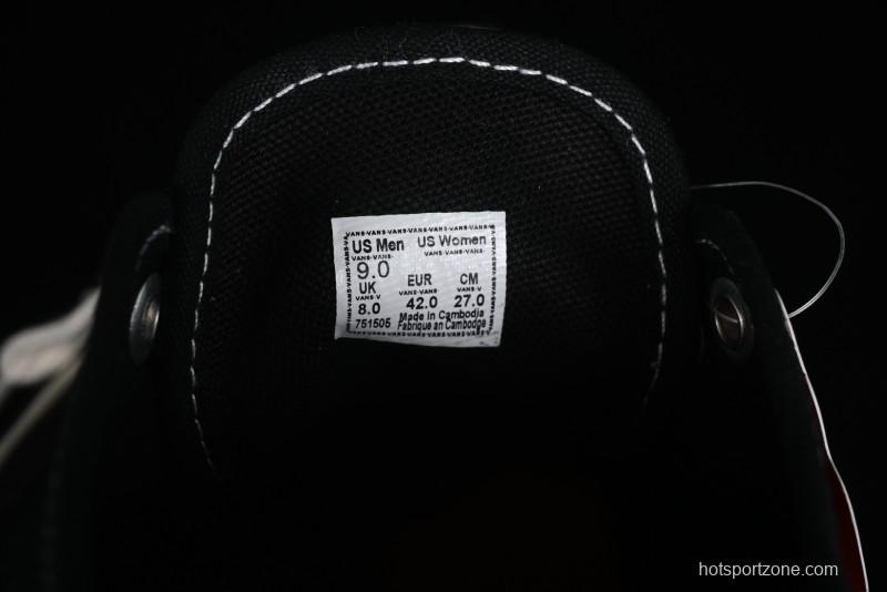 Vans Authentic Low-Top Canvas Sneakers with Vulcanized Sole - VN000BW5BPR