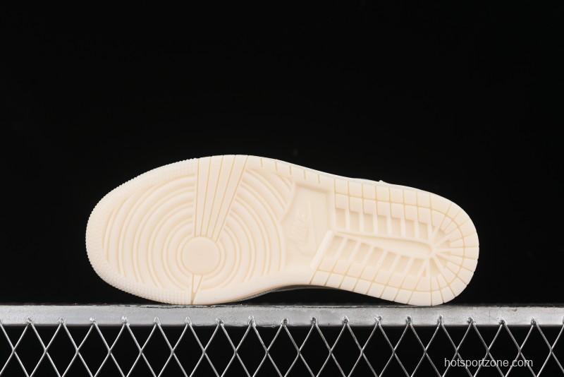 Nike Travis Scott x Fragment Design x Air Jordan 1 Low OG SP AJ1 Burberry Collaboration - BB6588-313