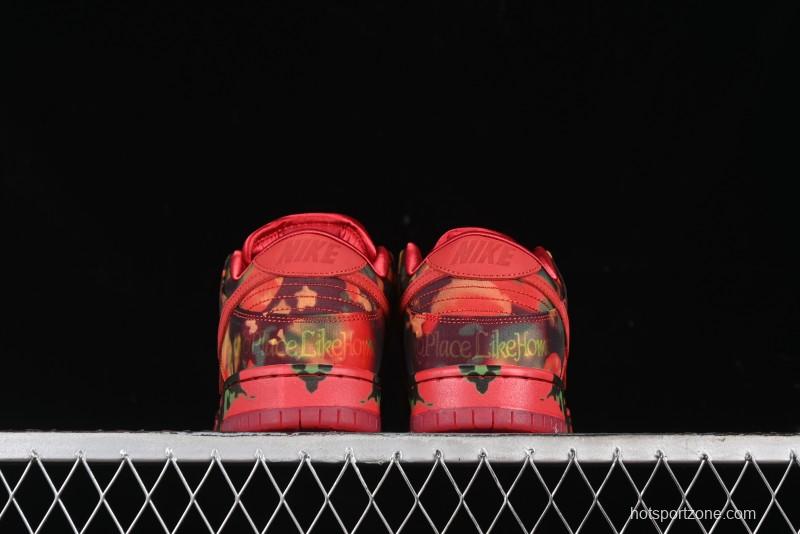 Nike SB Dunk Low The Wizard Of Oz Limited Edition Tear-Away Casual Sneakers - FZ1291-600