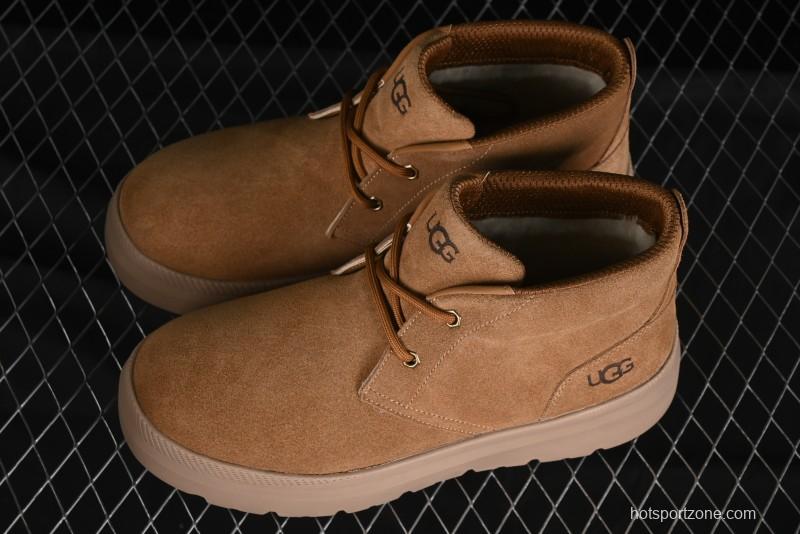 UGG Burleigh Chukka Comfortable Flat Lace-Up Round Toe Fashion Casual Boots - 1151773