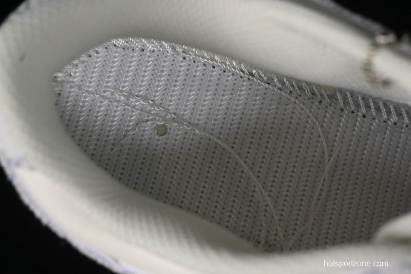 Nike SB Dunk Low LV Collaboration - Purple Denim with White and Purple Swoosh Anniversary High-End Custom Low-Top Casual Sneakers - DJ2024-010