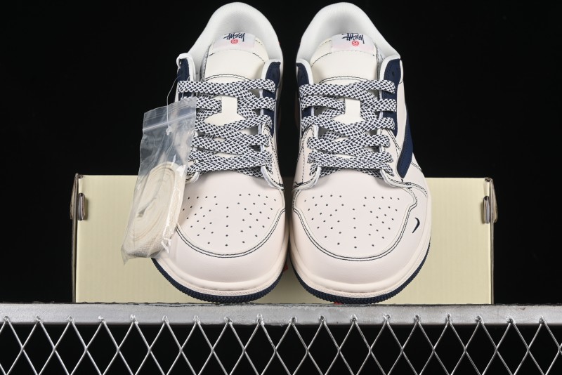 Nike Travis Scott x Fragment Design x Air Jordan 1 Low OG SP AJ1 Retro Sneakers - XZ3398-001