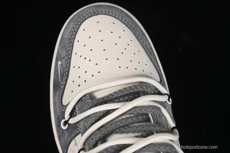 Nike SB Dunk Low Stussy Anniversary Edition Customized Low-Top Casual Sneakers - SJ2068-305