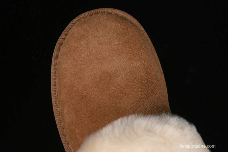 UGG Nita Platform Shearling Lined Winter Boots with Leather Upper - 1166733