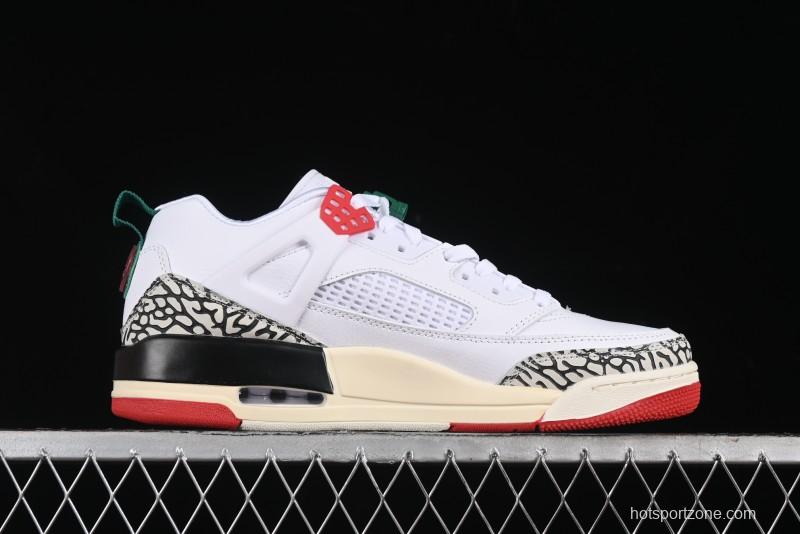 Nike Jordan Spizike Low AJ Retro Sneakers with Elephant Print and Multi-Element Design - 315371-125