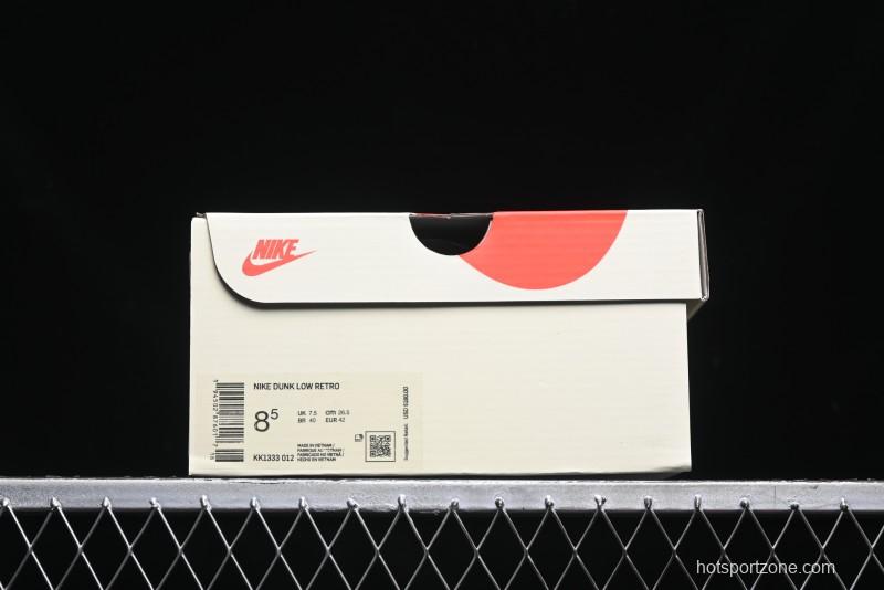 Nike SB Dunk Low Stussy Collaboration - Dark Brown White Swoosh Anniversary Custom Low-Top Casual Sneakers - KK1333-012