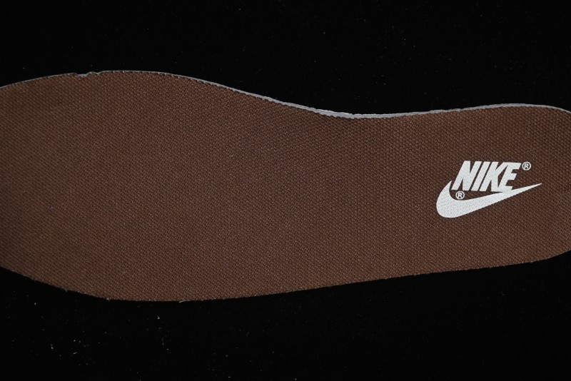 Nike Dunk Low Retro Casual Sneakers in Brown and Sail with Panda Mischief Skyline Theme - DD1503-124