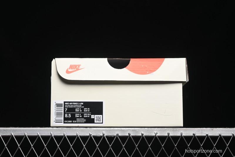 Nike Air Force 1 Low Bape Collaboration - Beige Camo Casual Sneakers - KK1988-019