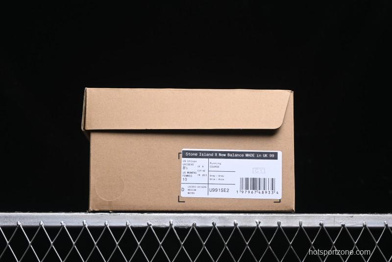 Stone Island x New Balance Made In USA M991 Collaboration Classic Dad Shoes Casual Running Sneakers - U991SE2