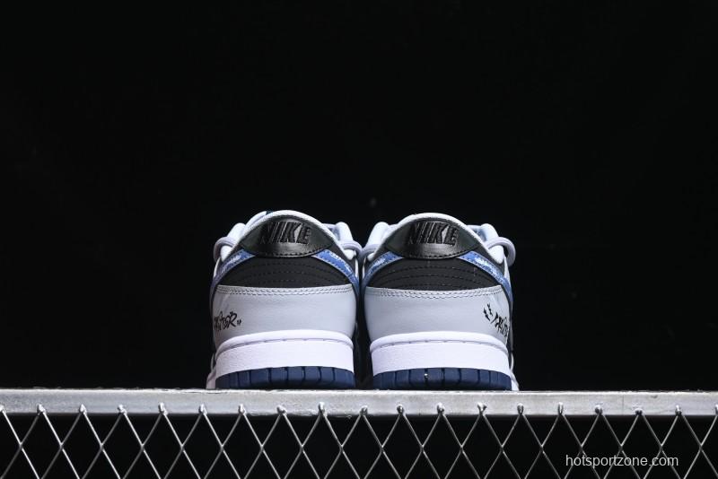 Nike Dunk Low Retro Casual Sneakers with Cosmic Star Eye Design - FQ8826-100