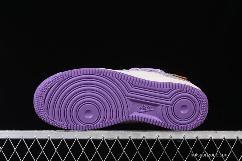 Nike Air Force 1 '07 Low x Gucci Pink Lace-Up Casual Sneakers - BD7700-022