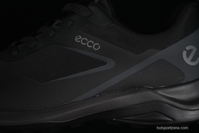 ECCO DRIVE Series Outdoor Waterproof Breathable Slip-Resistant Retro Fashion Patchwork Hiking Shoes - 88259401001