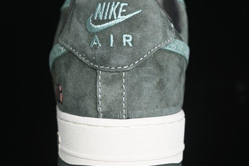Nike Air Force 1 '07 Low Gucci Collaboration Jade Green Flywire Low-Top Casual Sneakers - KK1988-026