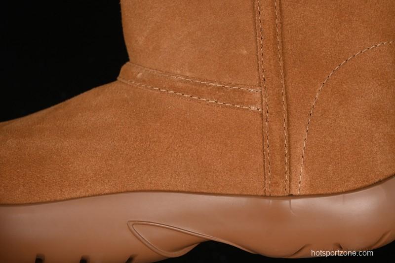 Bottega Veneta Snap Round Toe Slip-On Ankle Snow Boots - 578321