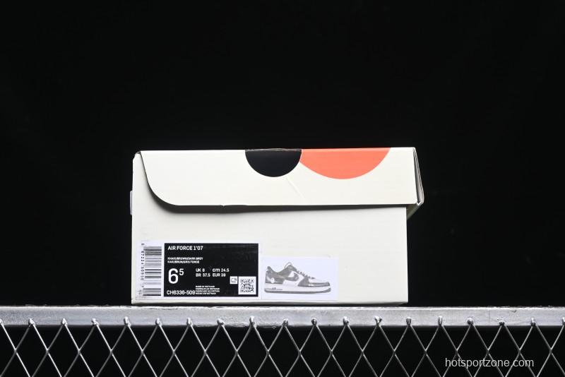 Nike Air Force 1 '07 Low Bape Collaboration - Jungle Camouflage Low-Top Casual Sneakers - CH6336-509