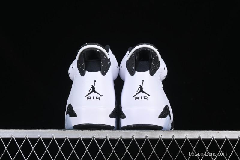 Nike Air Jordan 6 Retro White And Black Basketball Shoes - CT8529-112