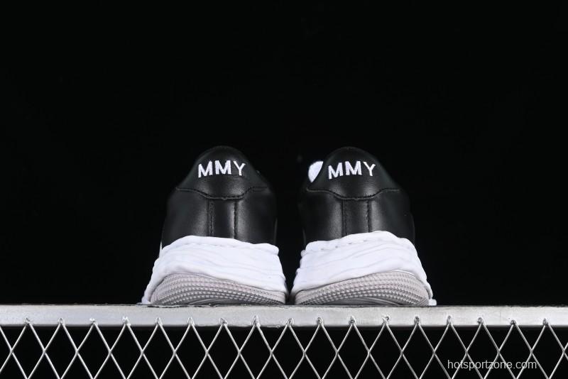 MMY Wayne Original Sole Leather Low Sneaker with Deconstructed Ice Cream Sole - W.E5