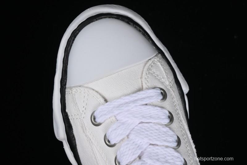 Wayne Original Sole Leather Low Sneaker with Deconstructed Ice Cream Sole - W.E5