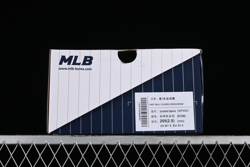 New York Yankees MLB Fast Ball Classic Monogram 24SS Retro Casual Running Shoes - 3ARNFSB4N07CRS